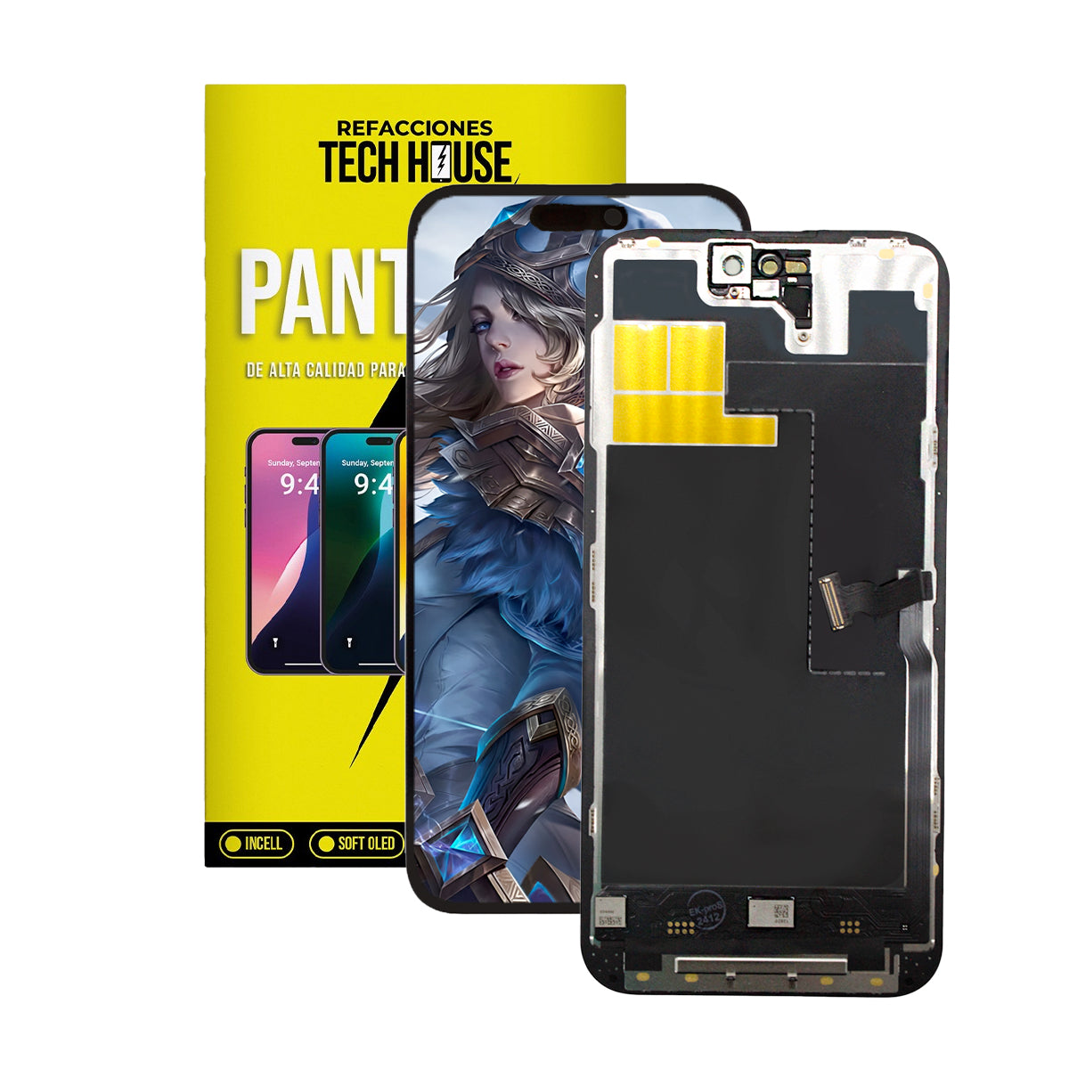 Pantalla EK PRO Incell compatible con iPhone 14 Pro Max – (Soporte IC + Flex)