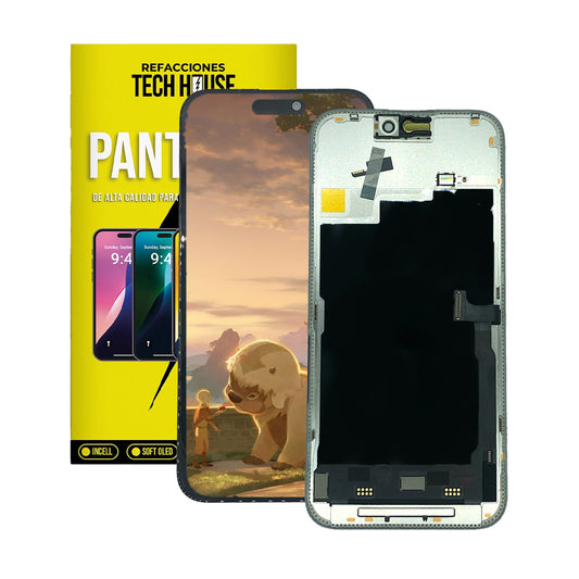 Pantalla Soft OLED compatible con iPhone 15 Pro Max – (Soporte para Trasplante de IC)