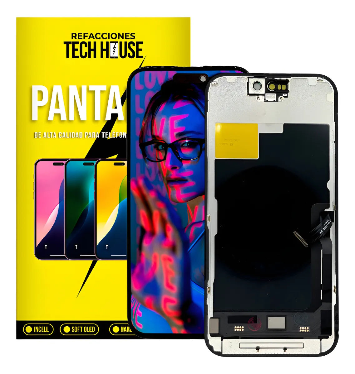 Pantalla compatible con iPhone 15 Pro Incell EBR Negro