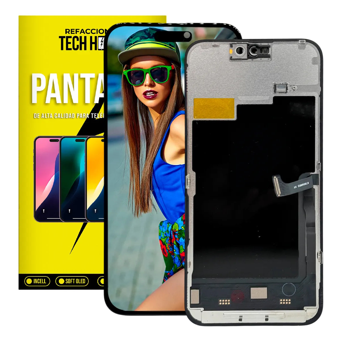 Pantalla iPhone 15 Pro Max – Incell HD (Soporte para Trasplante de IC)