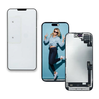 Pantalla OLED compatible con iPhone 16 – (Soporte para Trasplante de IC)