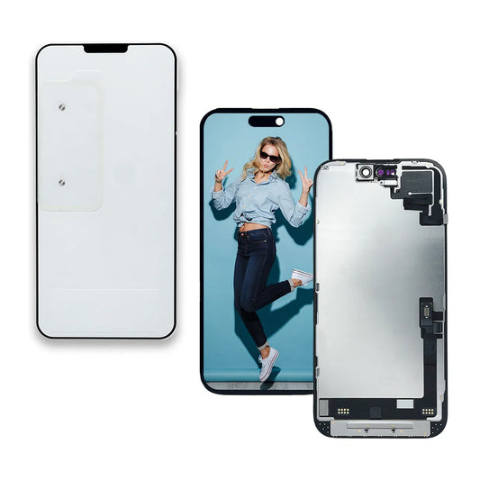 Pantalla OLED compatible con iPhone 16 Plus – (Soporte para Trasplante de IC)