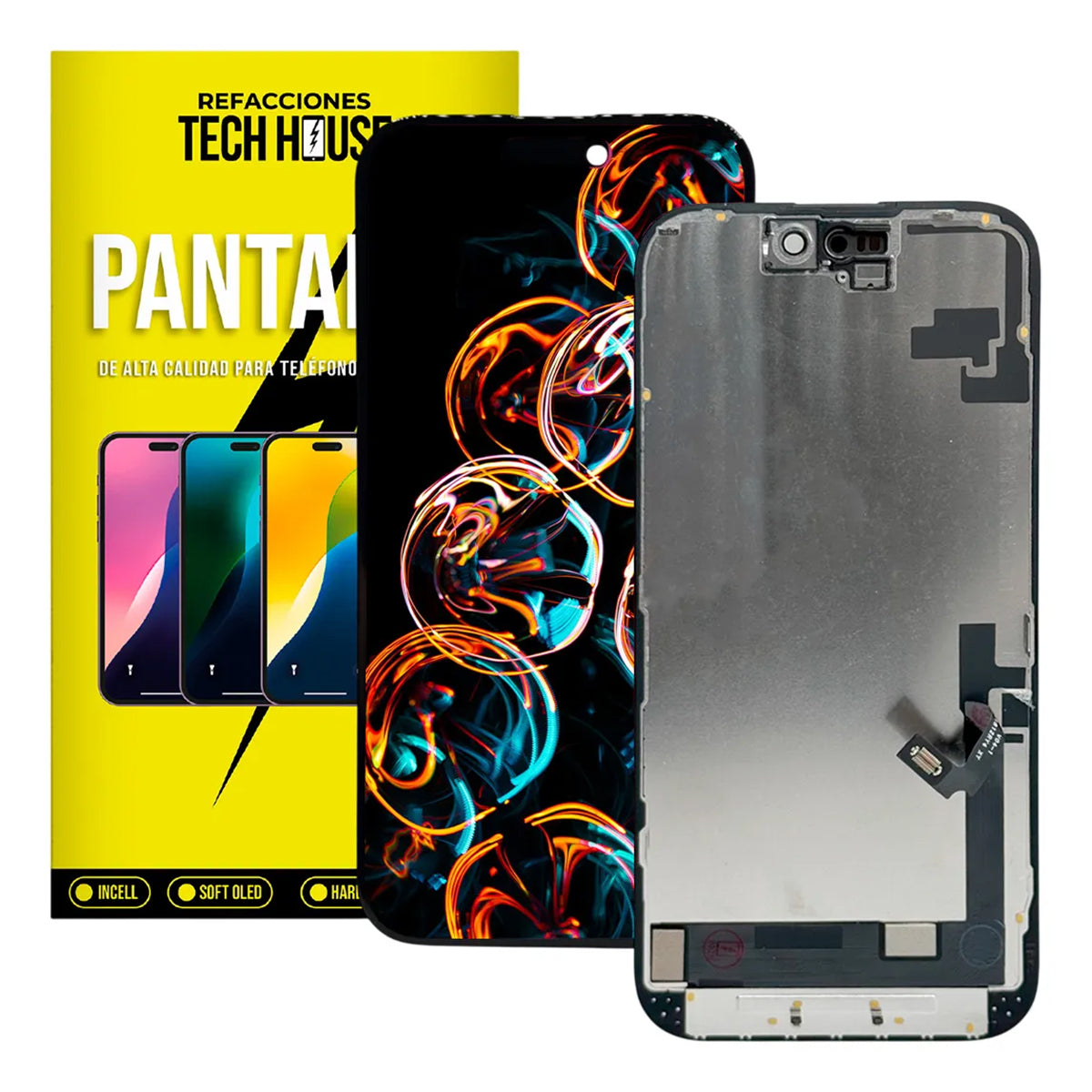 Pantalla compatible con iPhone 16