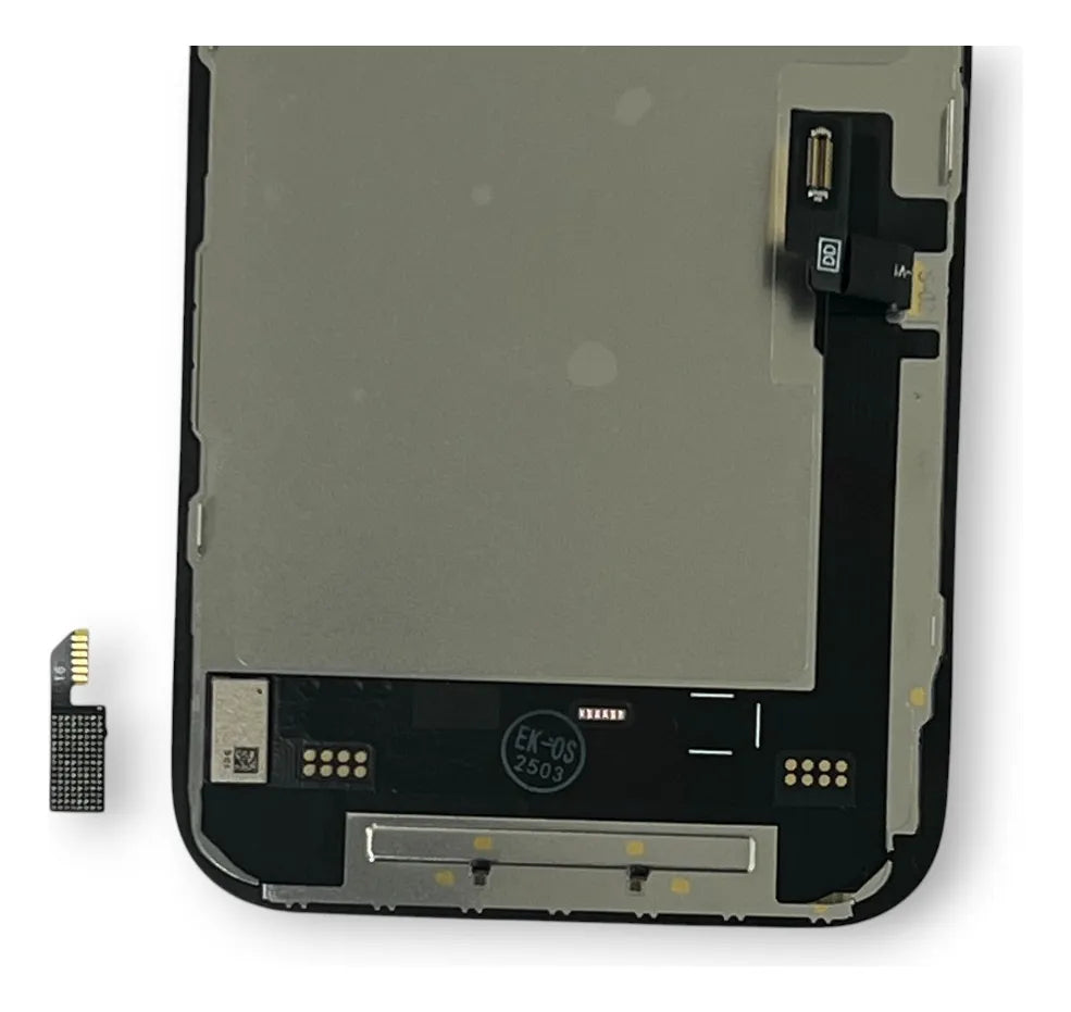 Pantalla compatible con iPhone 16 con IC + Flex Negro