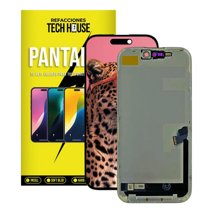 Pantalla compatible con iPhone 16 Pro – Soft OLED Premium (Soporte para Trasplante de IC)