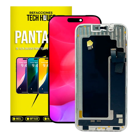 Pantalla Soft OLED Compatible con Apple iPhone 17 Pro Max con Soporte de IC Genérica