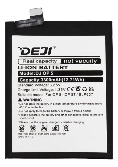 Batería compatible con Oppo One Plus 5/5T Deji