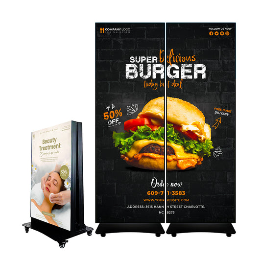 Póster LED Plegable con Sistema de Fusión + GOB