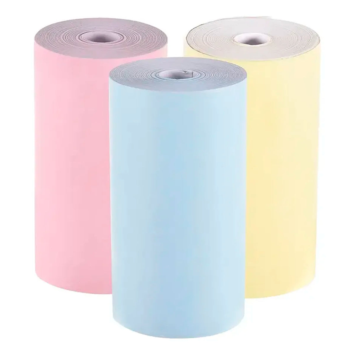 Paquete 3 Rollos de Papel de Colores sin Adhesivo