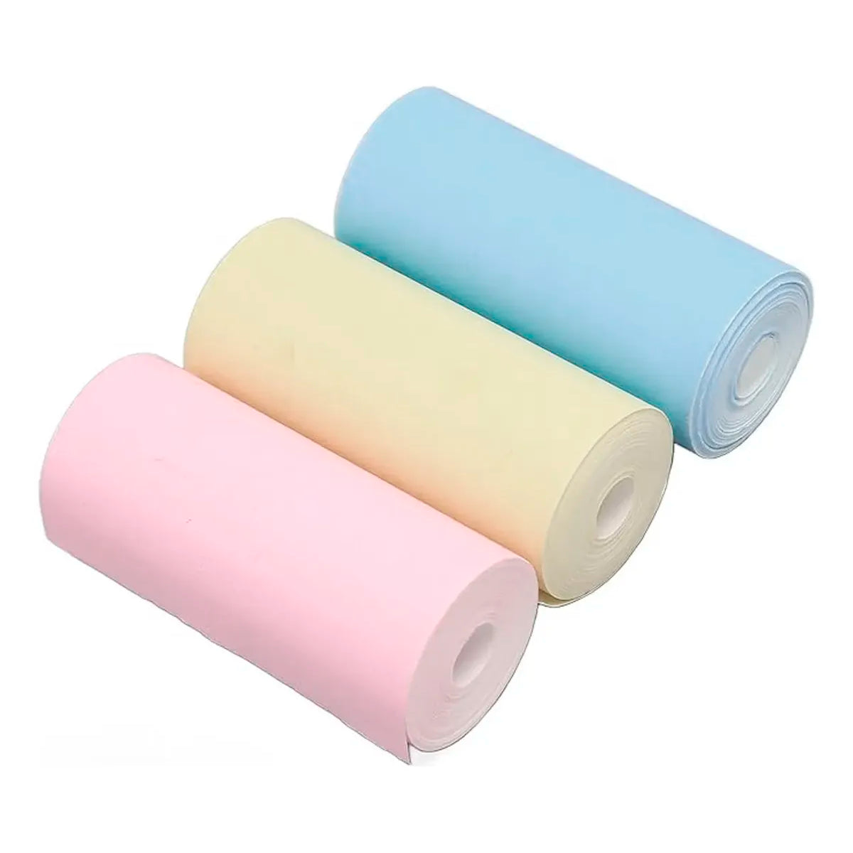 Paquete 3 Rollos de Papel de Colores sin Adhesivo