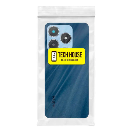 Tapa trasera con cristal de cámara Realme C63 azul