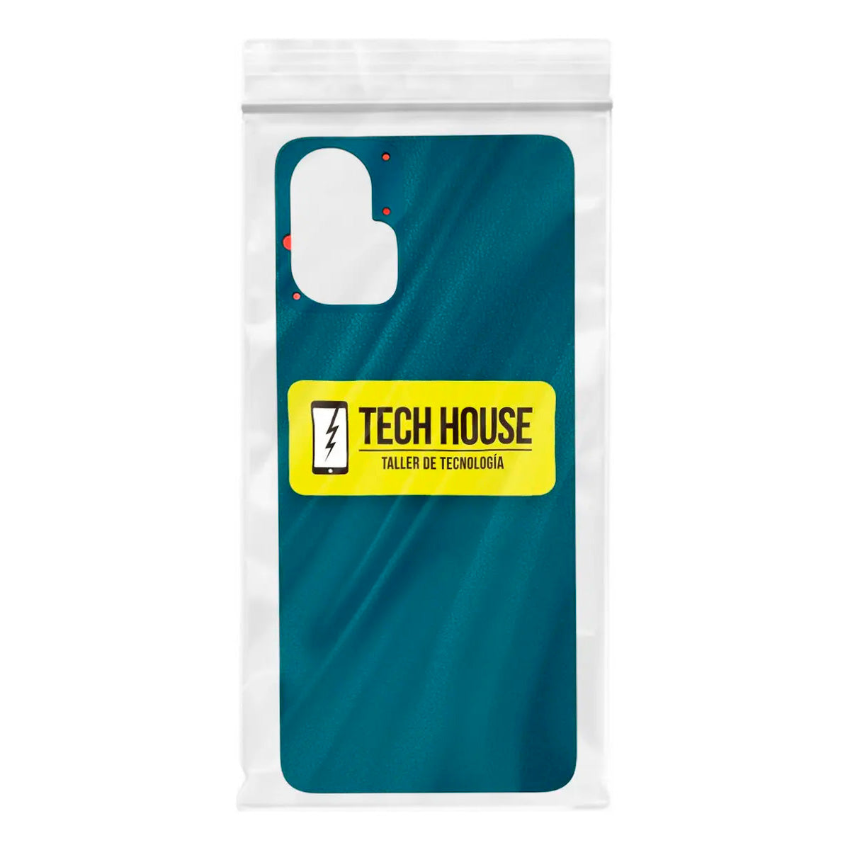 Tapa trasera Moto G34 verde - detalle