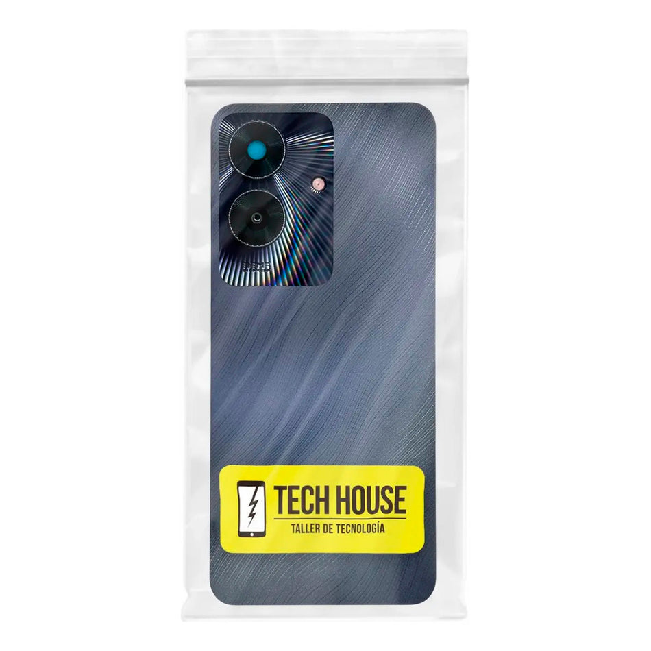 Tapa trasera con cristal de cámara Realme Note 60 negra