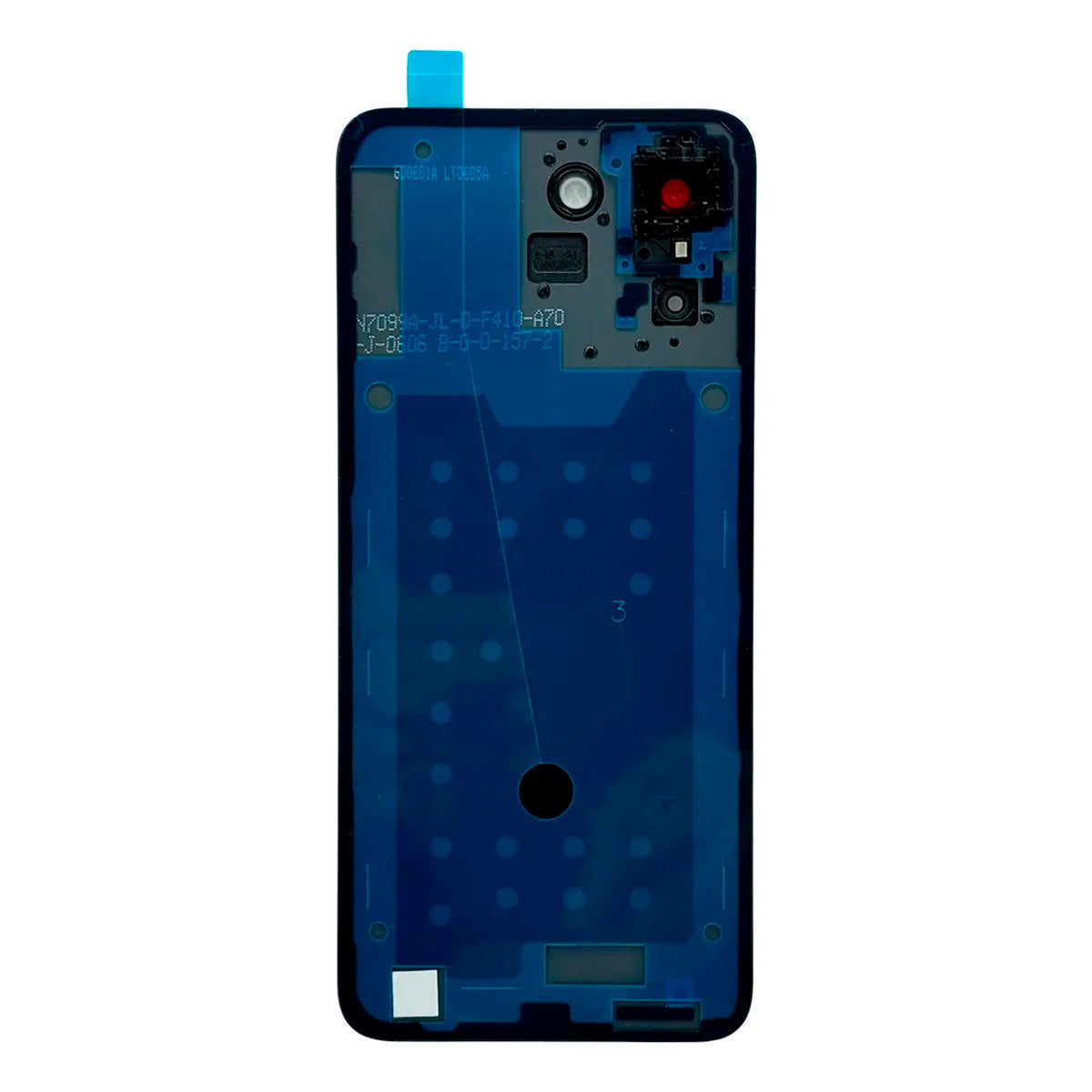 Tapa trasera Honor X7C verde - detalle