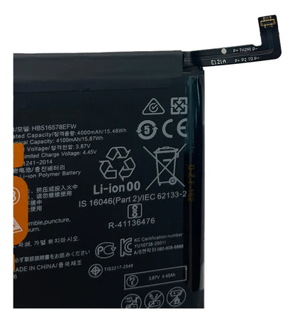 Batería compatible con Huawei P50 / Huawei P50e HB516578EFW