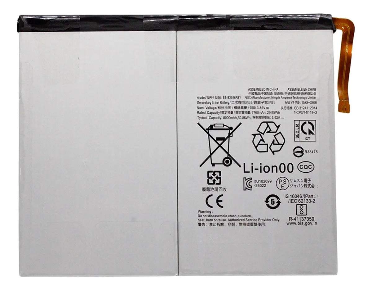 Batería compatible con Samsung Tab S9 FE