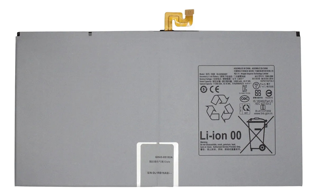 Batería compatible con Samsung Tab S8 Ultra 5G / WIFI