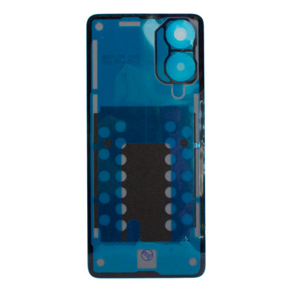 Tapa trasera Moto G04S azul - detalle