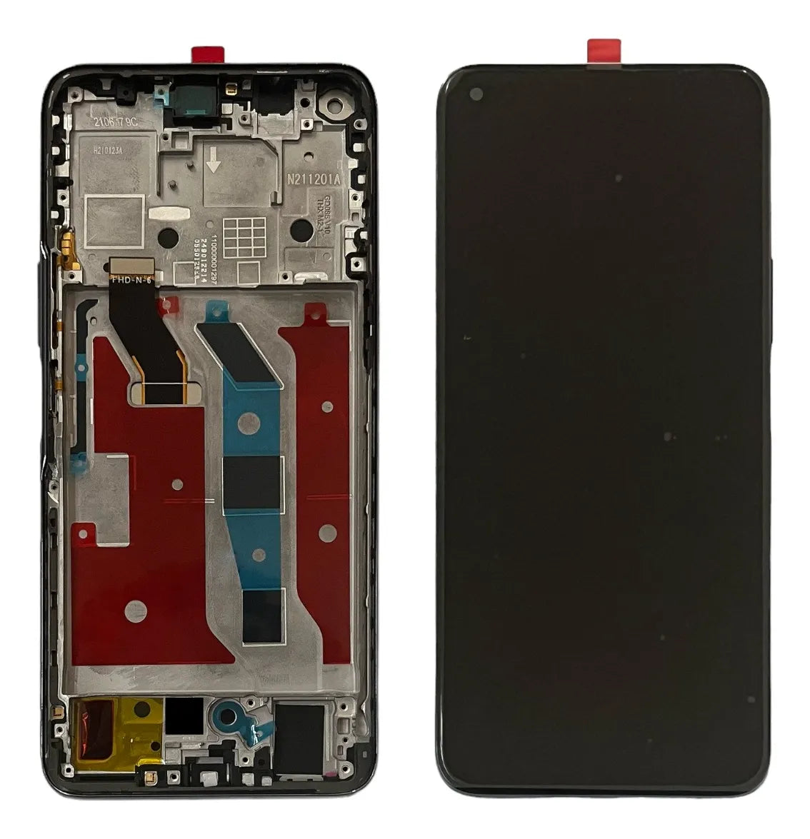 Pantalla con Marco compatible con Huawei Nova 8i NE-L22 OLED