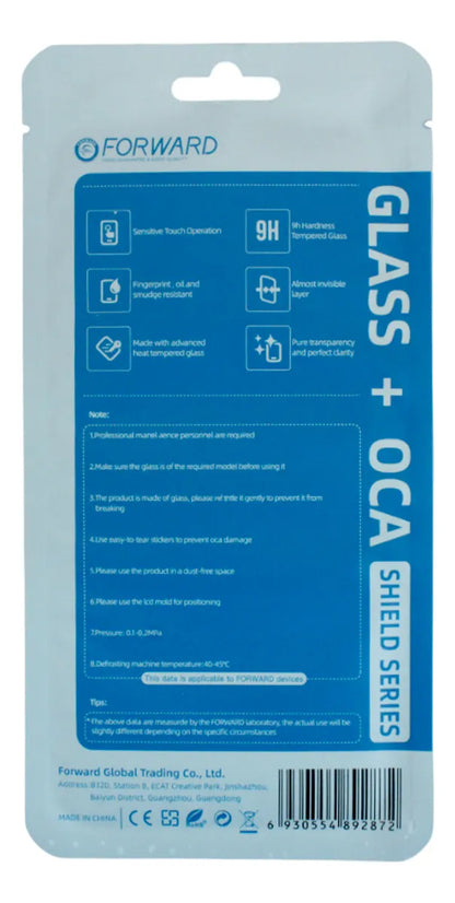 Glass Plano Forward con Oca compatible con Xiaomi Redmi