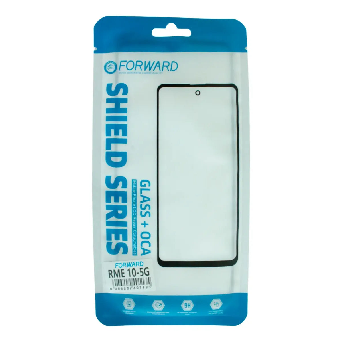 Glass con OCA compatible con Realme Serie 10 Forward Shield