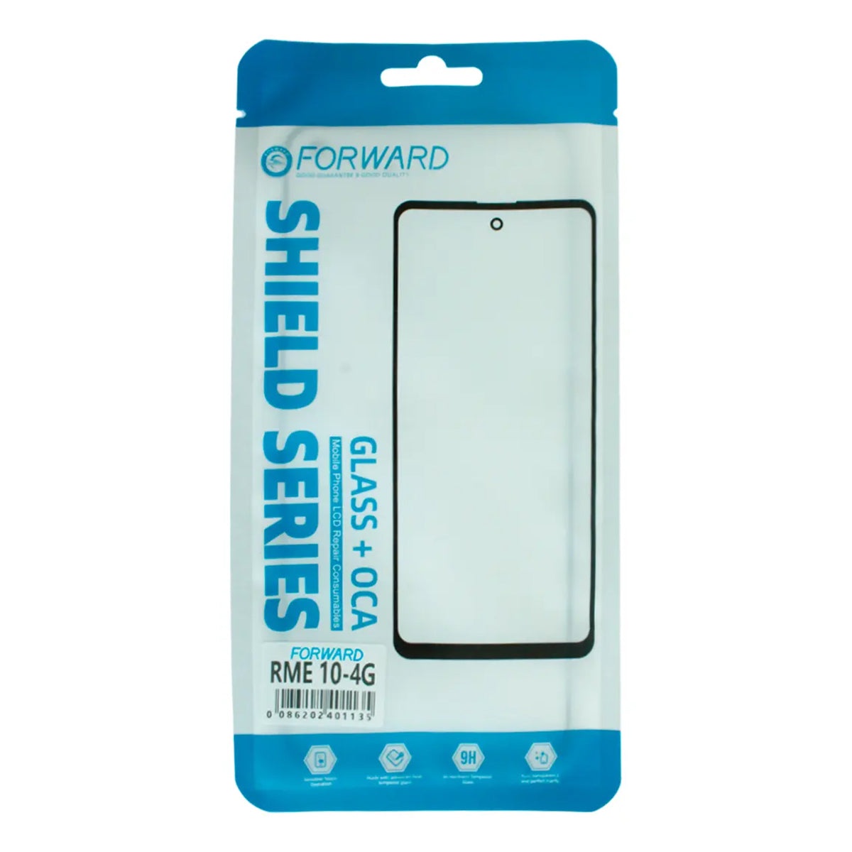 Glass con OCA compatible con Realme Serie 10 Forward Shield