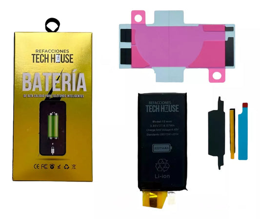 Bateria Para iPhone 12 Mini Sin Flex Tech House