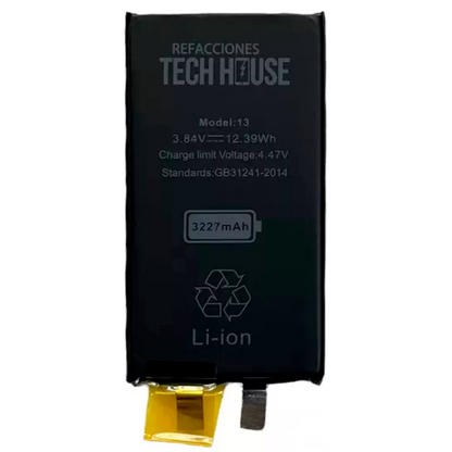 Bateria Para iPhone 13 Sin Flex Tech House