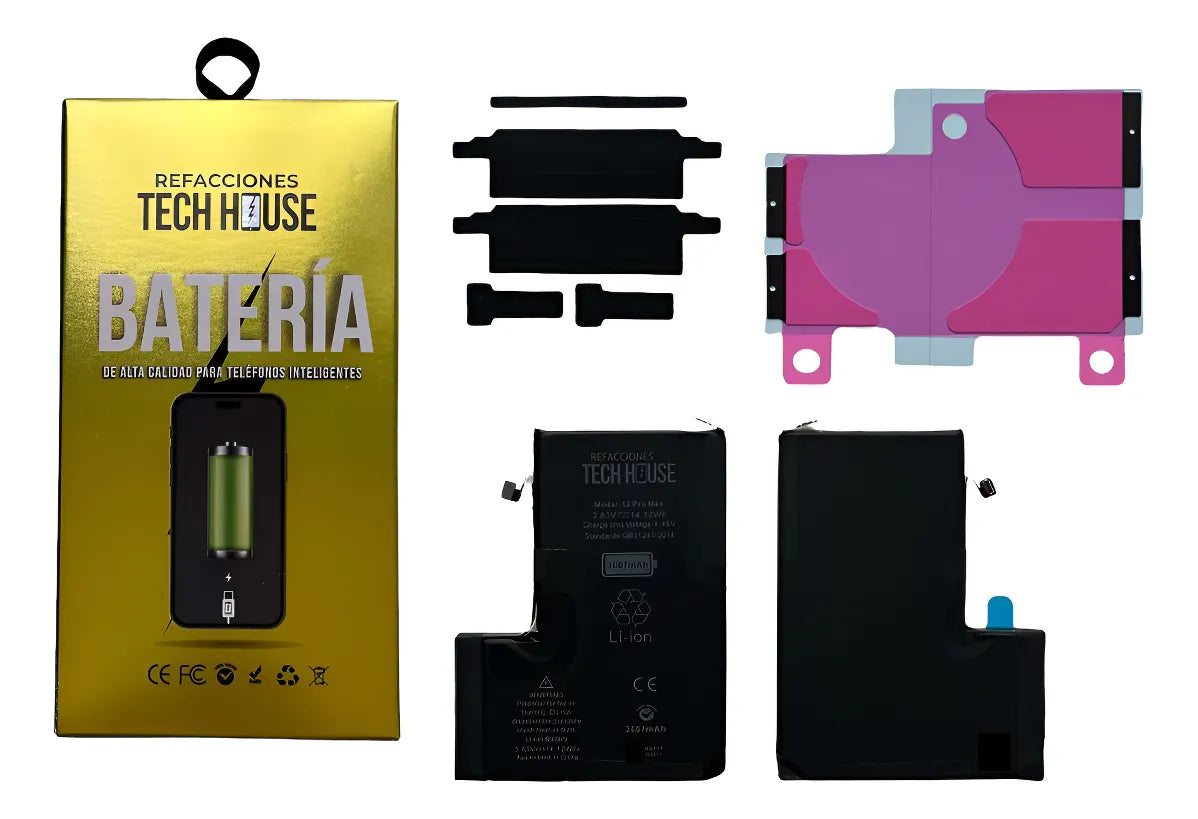 Bateria Tech House Crack para iPhone 12 Pro Max 3687mah