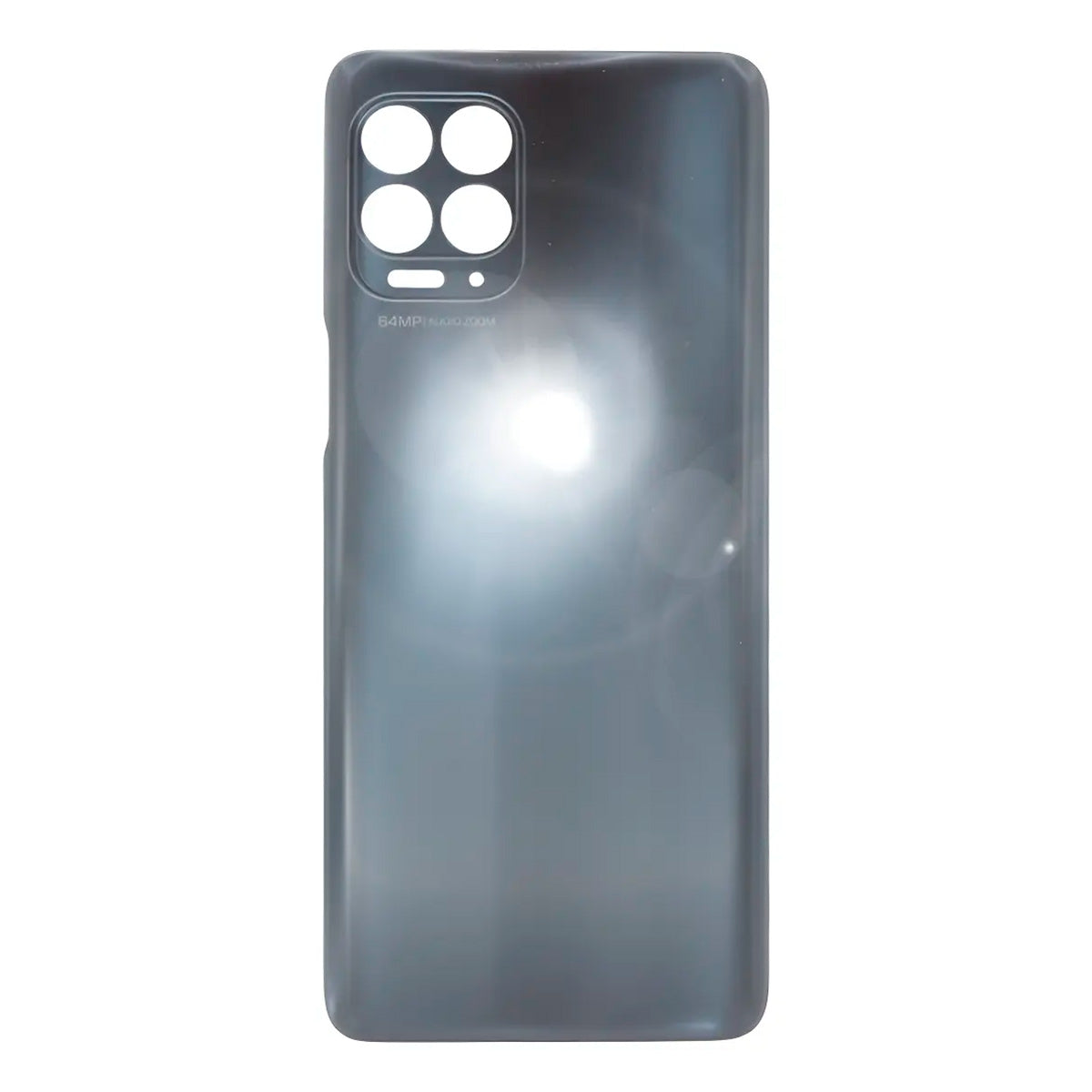 Tapa trasera compatible con Moto G100 5G plata