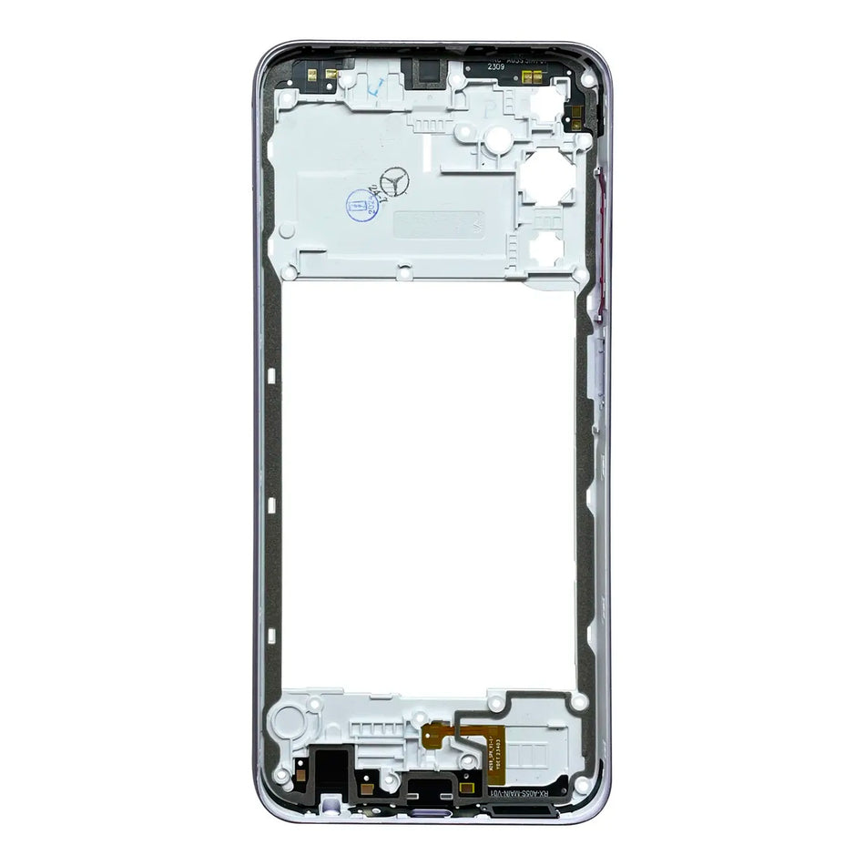 Marco y chasis compatible con Samsung Galaxy A05s púrpura