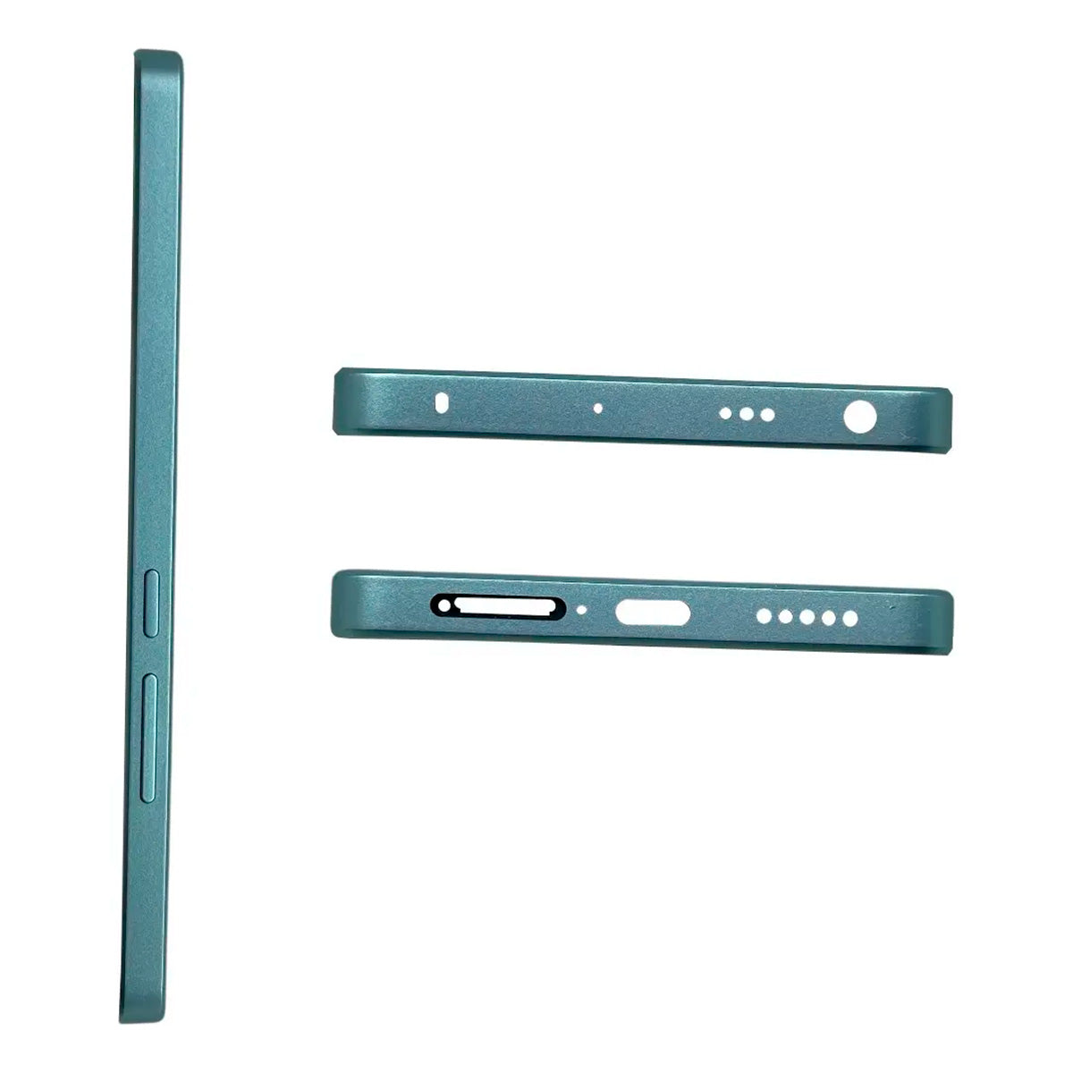 Chasis Redmi Note 13 Pro 5G azul - detalle de cortes