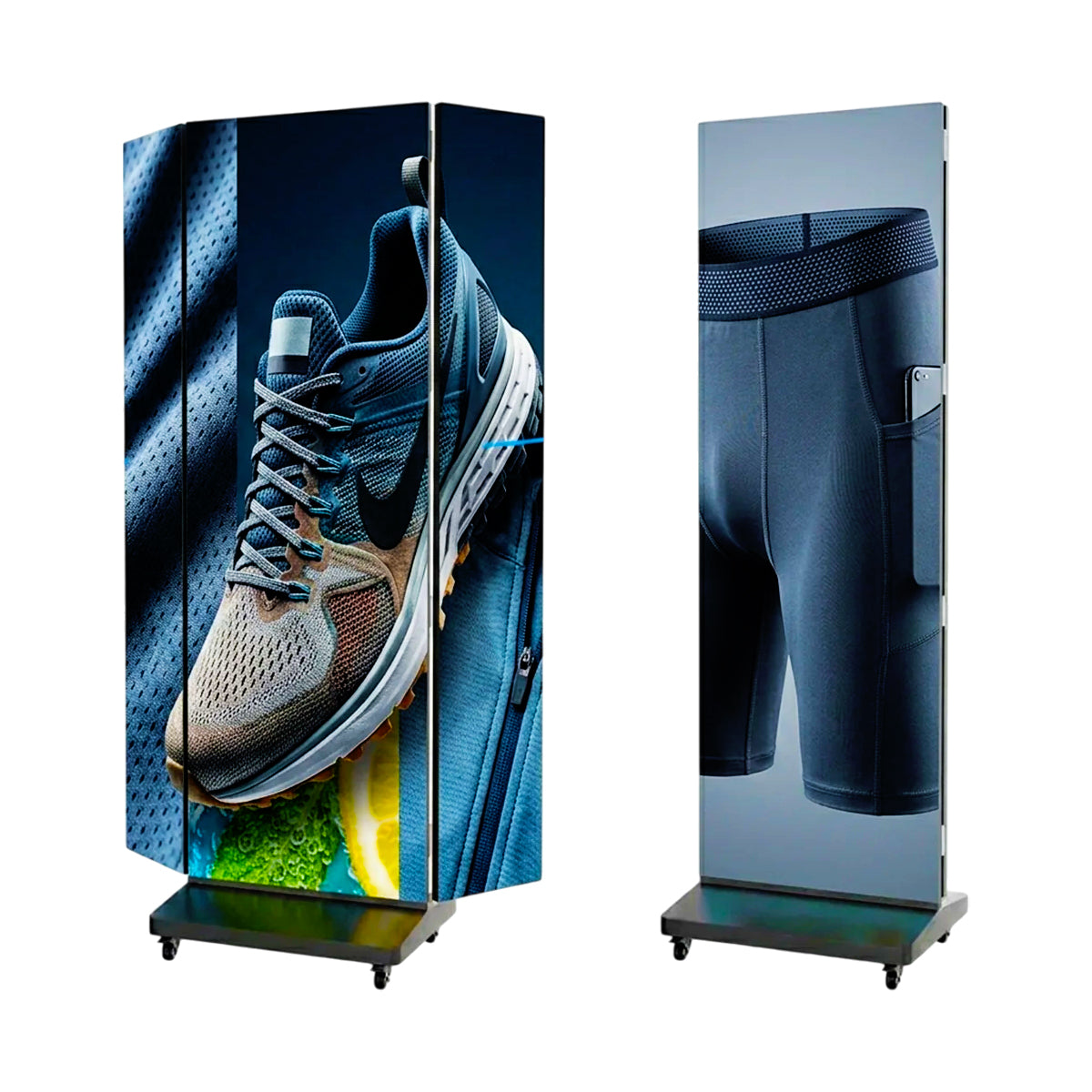 Póster LED Plegable Trifold