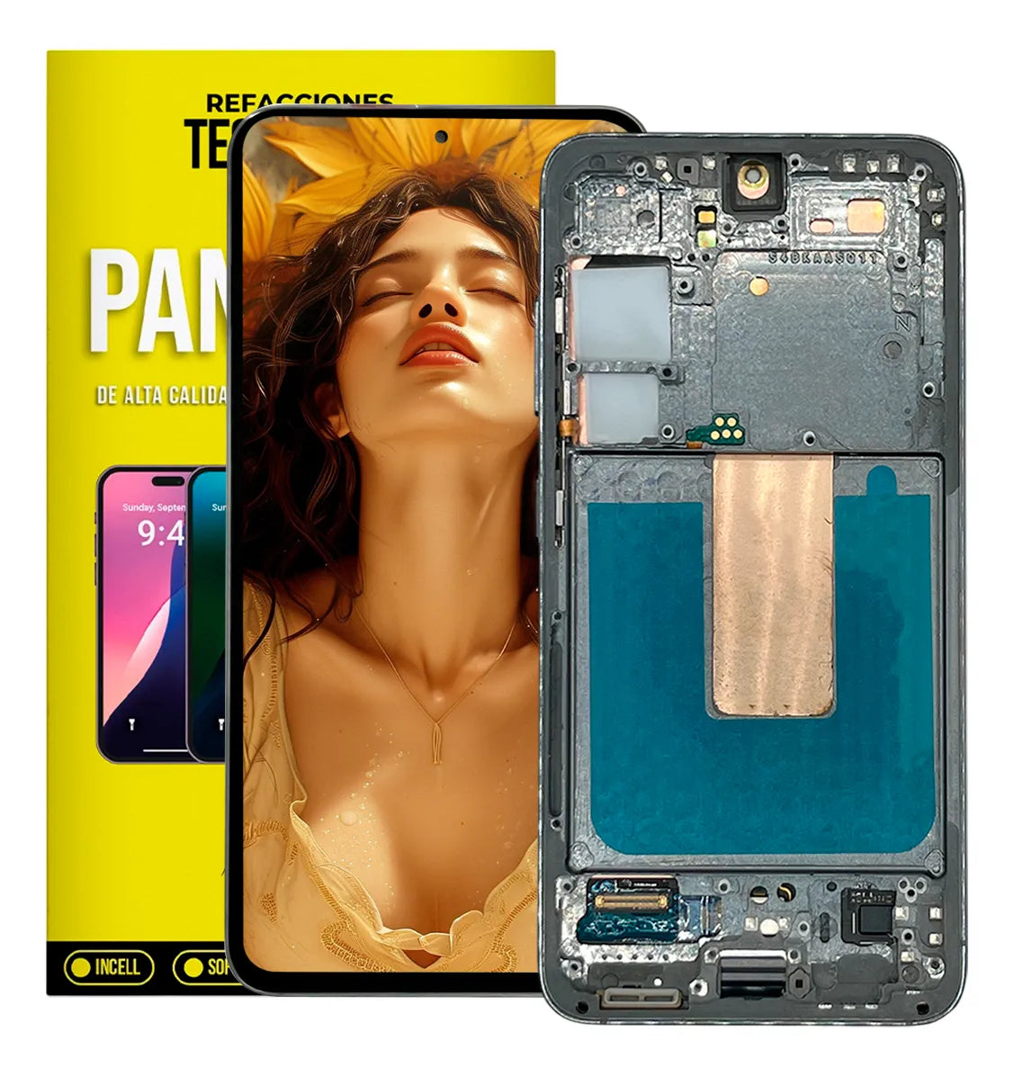 Pantalla con Marco compatible con Samsung S23