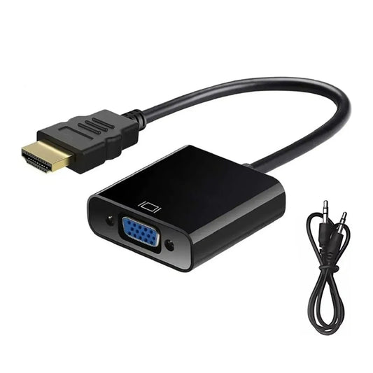 Adaptador HDMI a VGA con Salida de Audio 3.5 mm