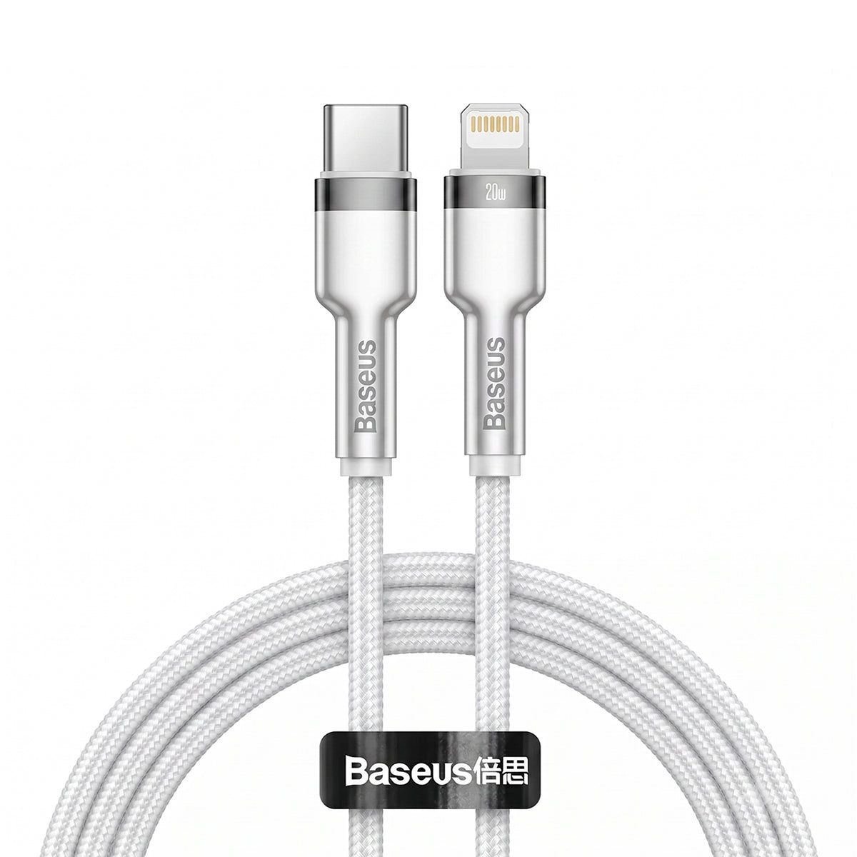 Cable Baseus Cafule Metal USB-C a Lightning PD 20W 1m