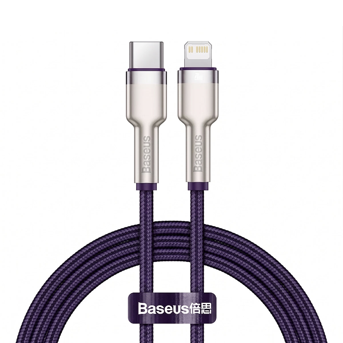 Cable Baseus Cafule Metal USB-C a Lightning PD 20W 1m