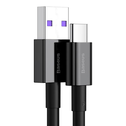 Cable Baseus USB a Tipo-C Carga Rápida 66W 1M