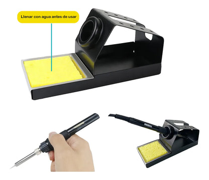 Estación de Soldadura + Pistola de Calor Yaogong 878D 2 en 1